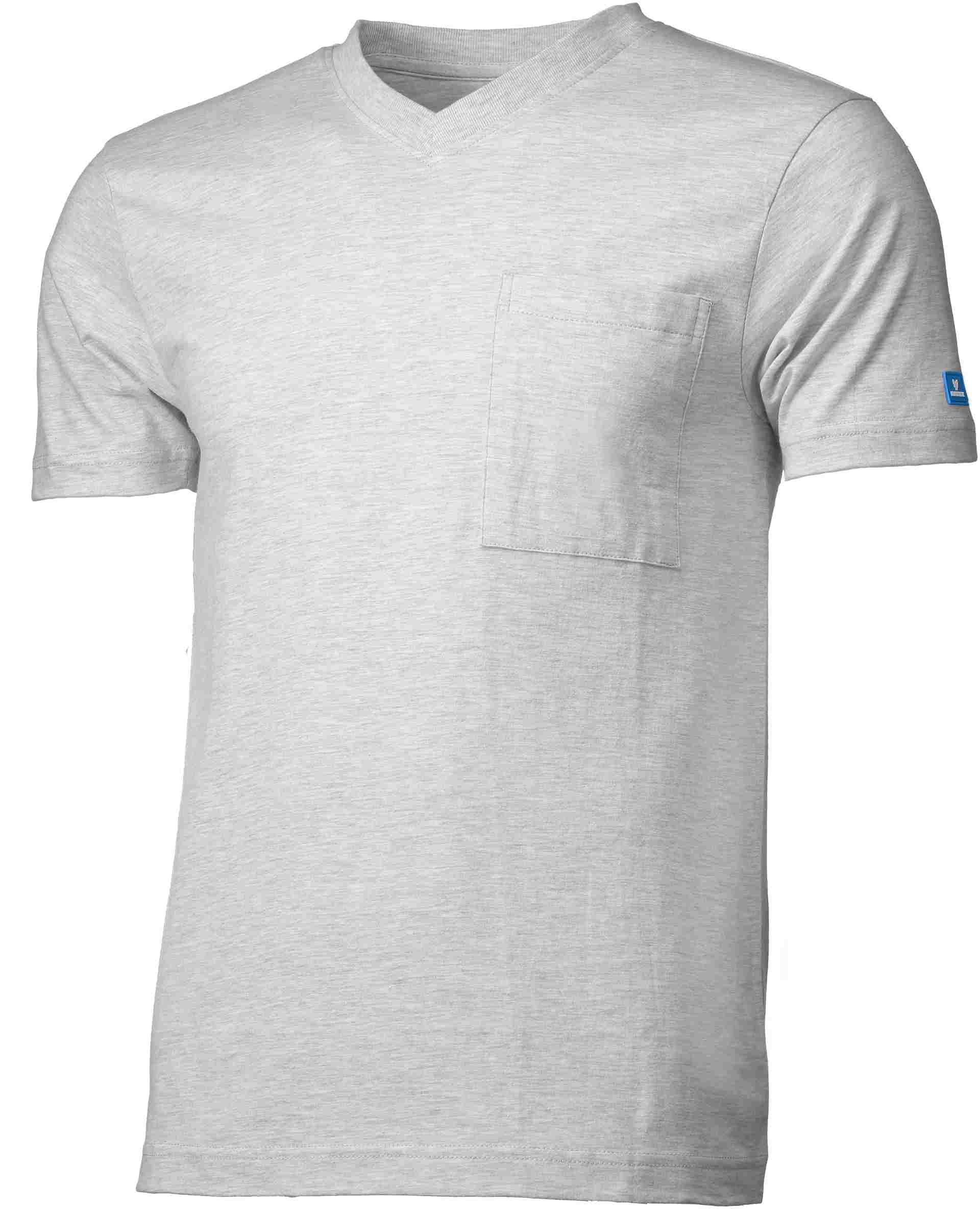 T-Shirt mit Viskose, V-Ausschnitt, 180gr.